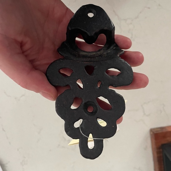 Brown Victorian-Inspired Wall Bottle Opener - Picture 3 of 6